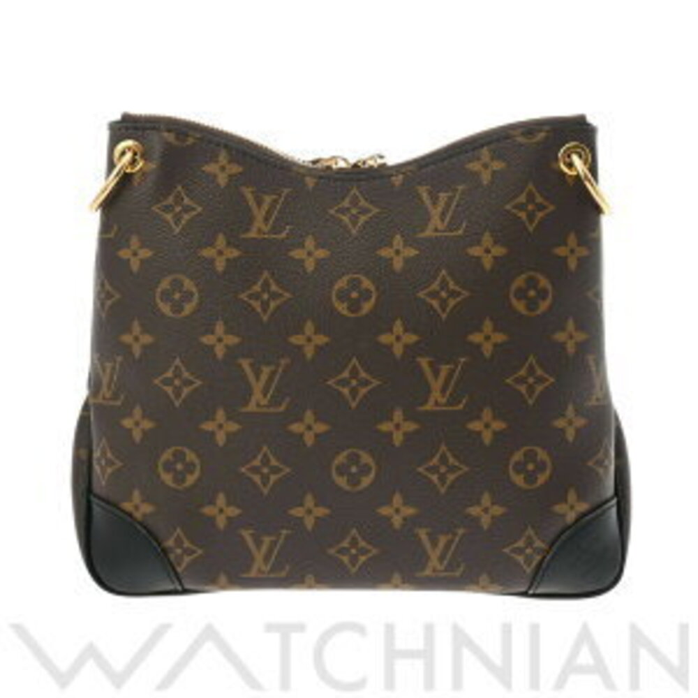 Louis Vuitton Monogram Odeon NM Noir Black Canvas Shoulder Bag - Picture 1 of 7